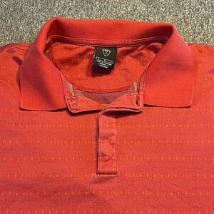 Nike Golf‎ Polo Shirt Mens Large Red Lightweight Casual